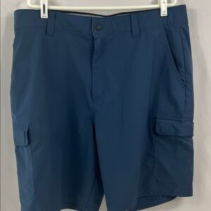 Orvis Blue Cargo Utility Stretch Outdoor Seven Pocket Work Shorts‎ Size 40